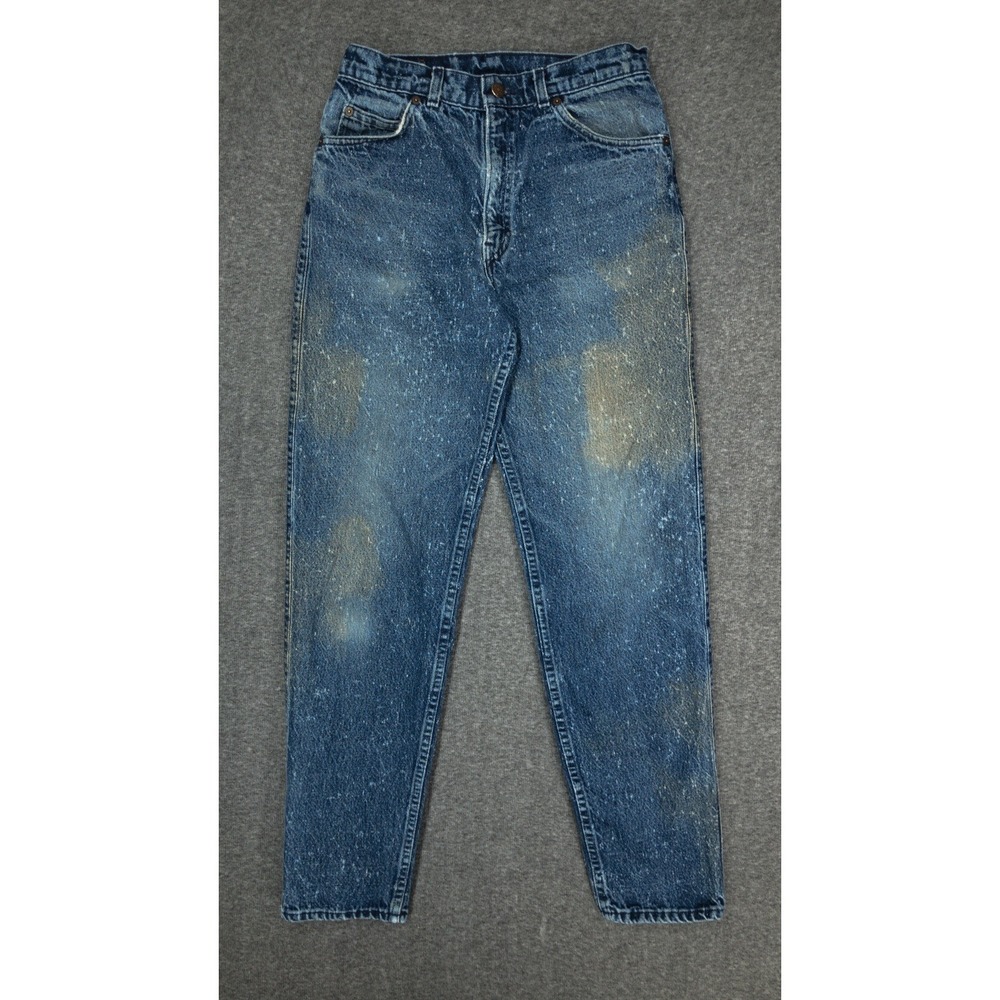 Levi's Silver Tab Jeans Size 31x32 High Rise Tapered Faded Distressed 90s 80s
